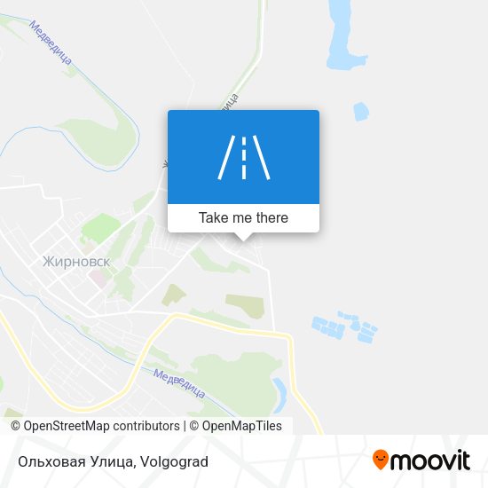Ольховая Улица map