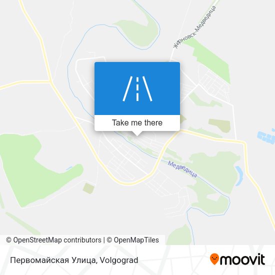 Первомайская Улица map