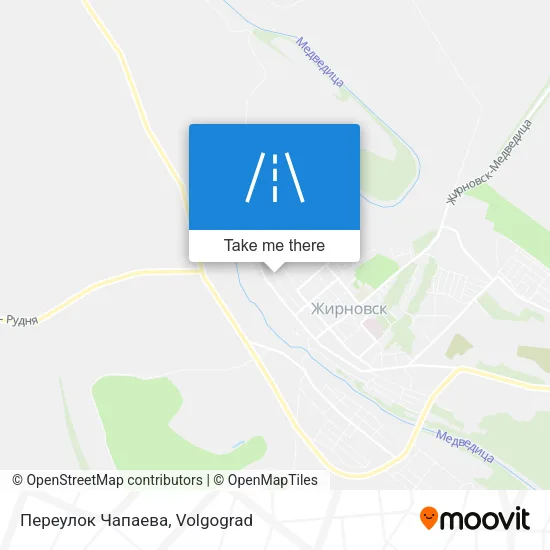 Переулок Чапаева map