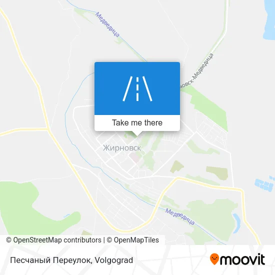 Песчаный Переулок map
