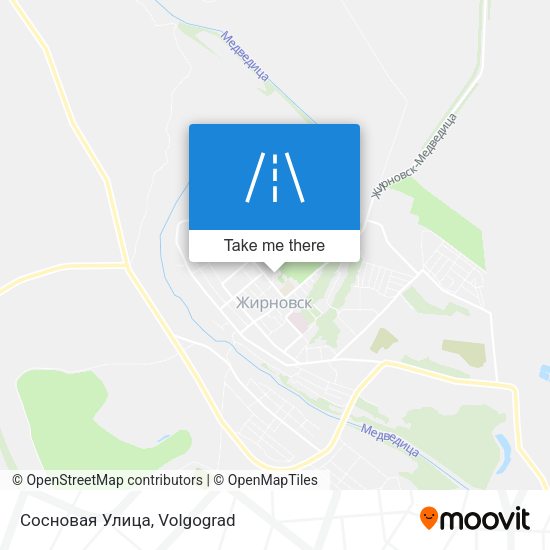 Сосновая Улица map