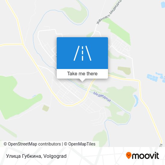 Улица Губкина map