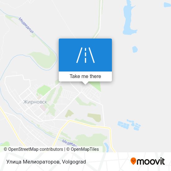 Улица Мелиораторов map