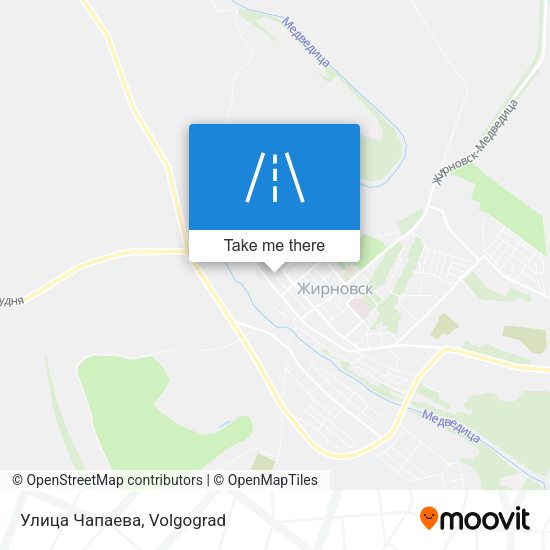 Улица Чапаева map