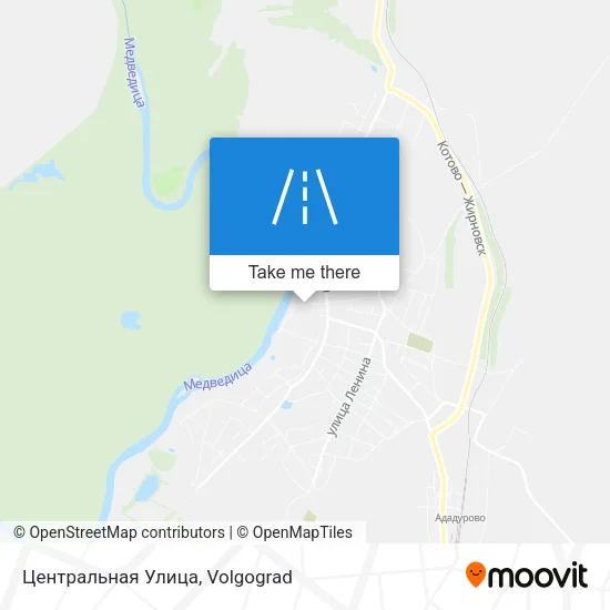 Центральная Улица map