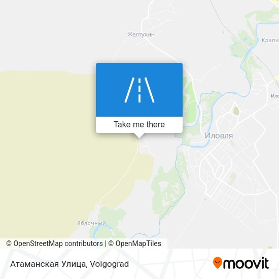 Атаманская Улица map