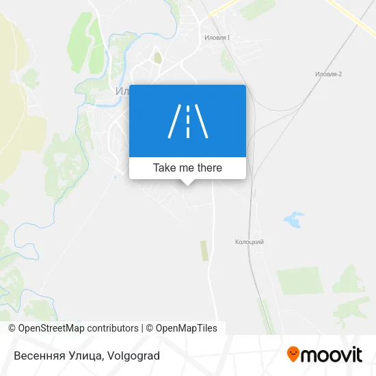 Весенняя Улица map