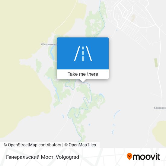 Генеральский Мост map