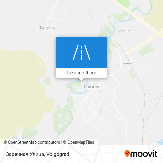 Заречная Улица map