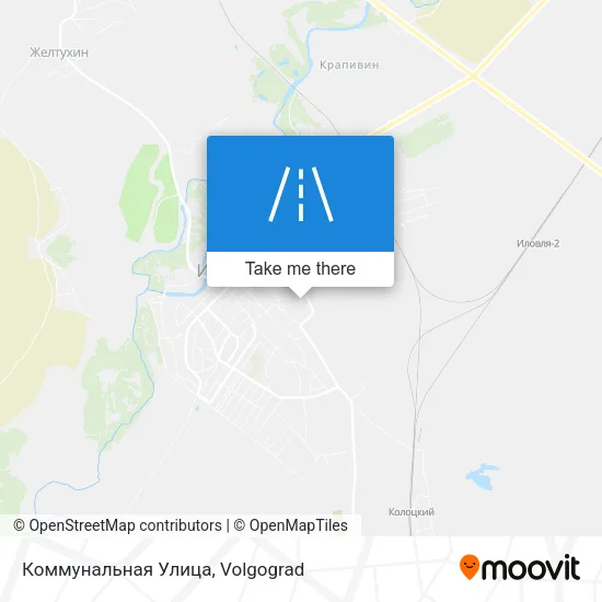 Коммунальная Улица map