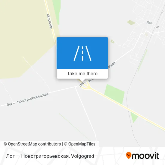 Лог — Новогригорьевская map