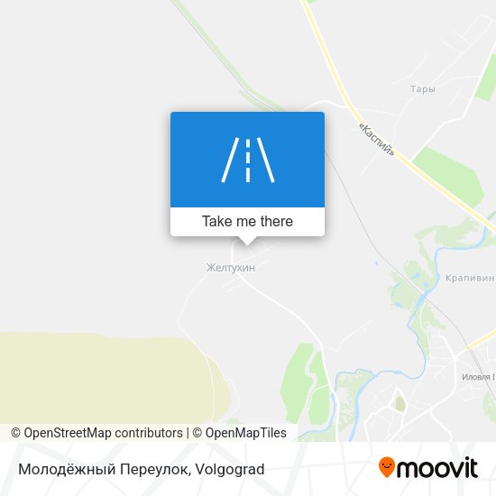 Молодёжный Переулок map