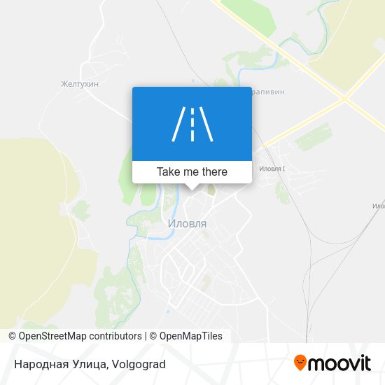 Народная Улица map