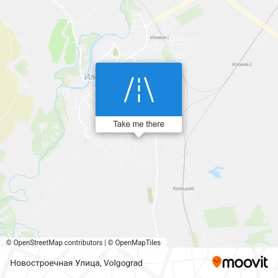 Новостроечная Улица map