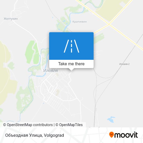 Объездная Улица map
