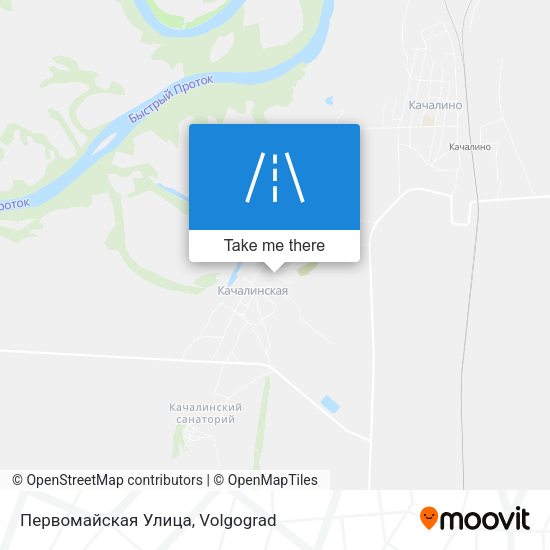 Первомайская Улица map