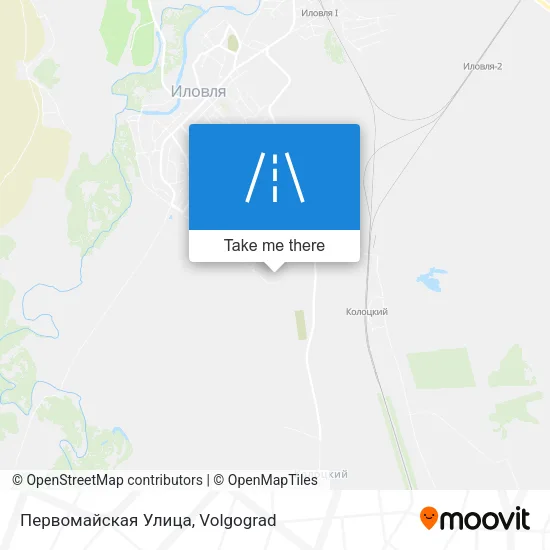 Первомайская Улица map