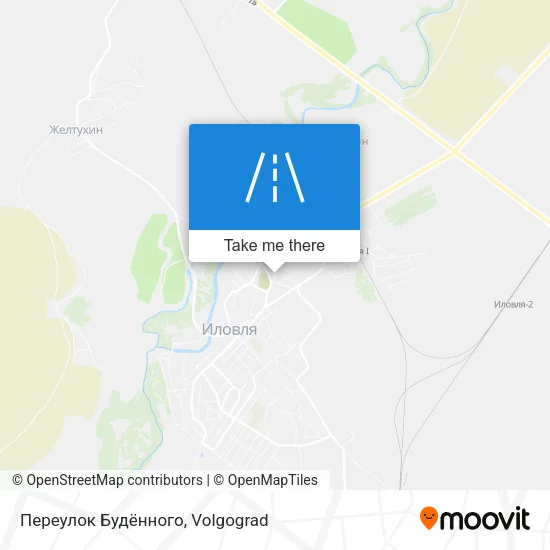Переулок Будённого map