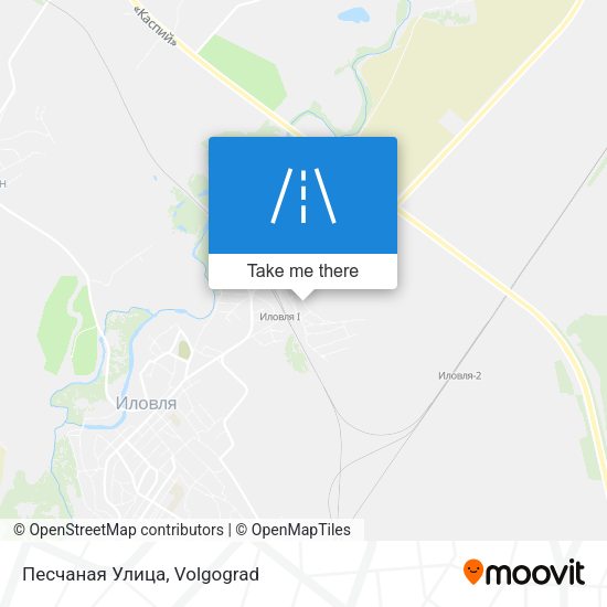 Песчаная Улица map