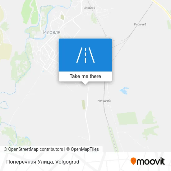 Поперечная Улица map