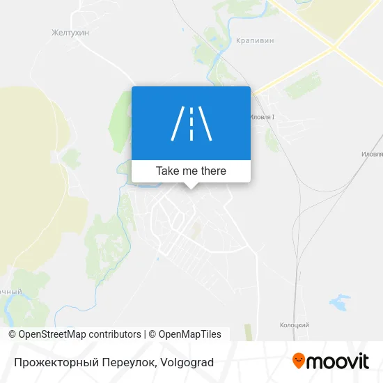 Прожекторный Переулок map