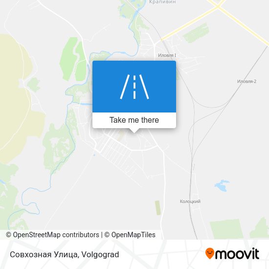 Совхозная Улица map