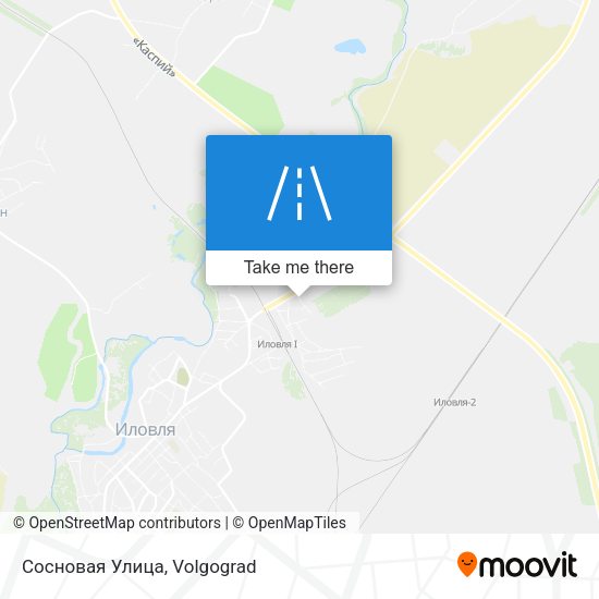Сосновая Улица map
