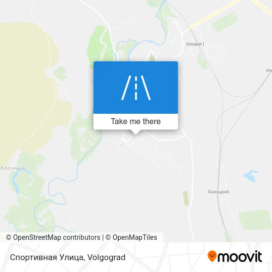 Спортивная Улица map