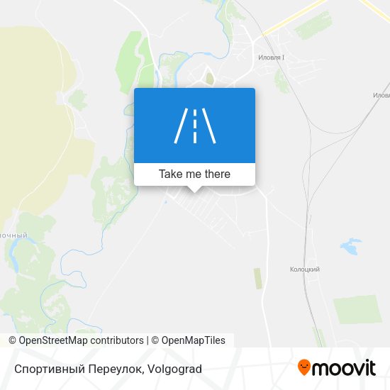Спортивный Переулок map