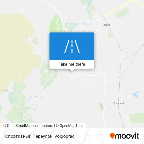 Спортивный Переулок map