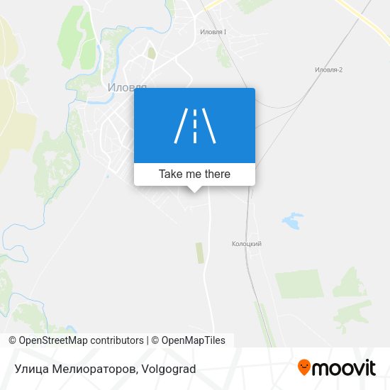 Улица Мелиораторов map