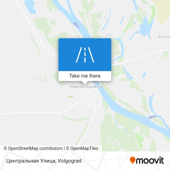 Центральная Улица map