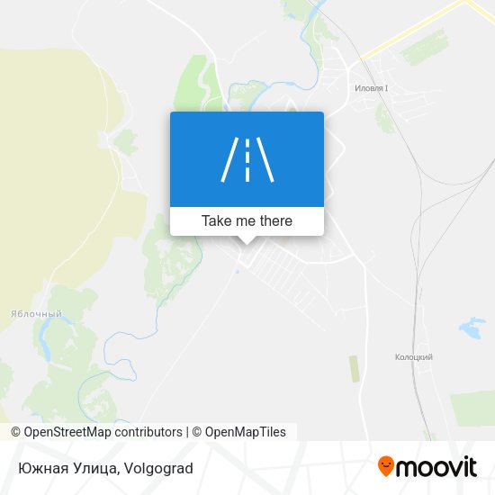 Южная Улица map