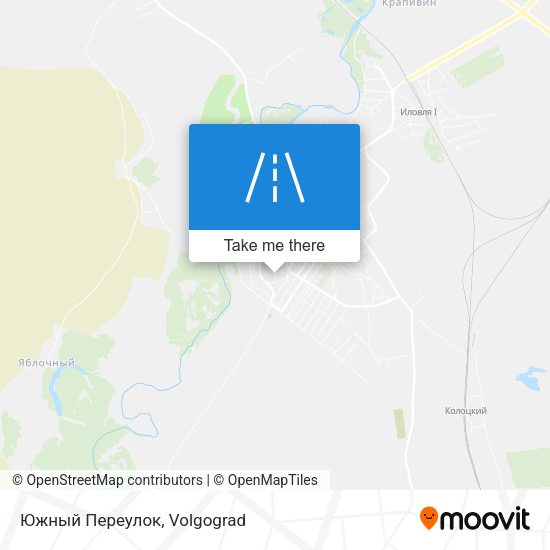 Южный Переулок map