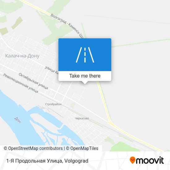 1-Я Продольная Улица map