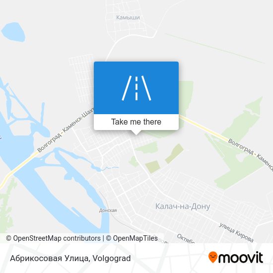 Абрикосовая Улица map