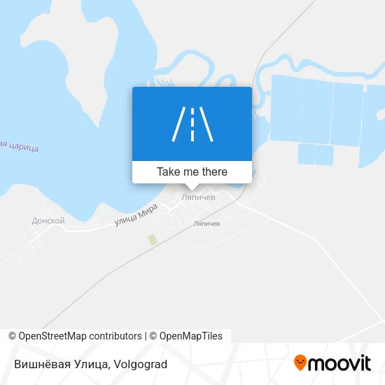 Вишнёвая Улица map