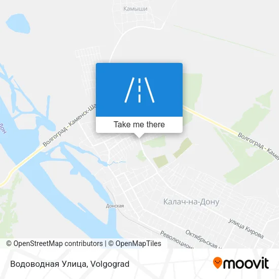 Водоводная Улица map