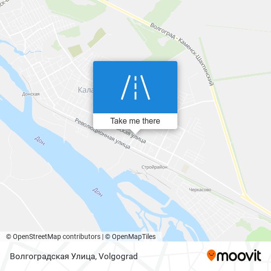 Волгоградская Улица map