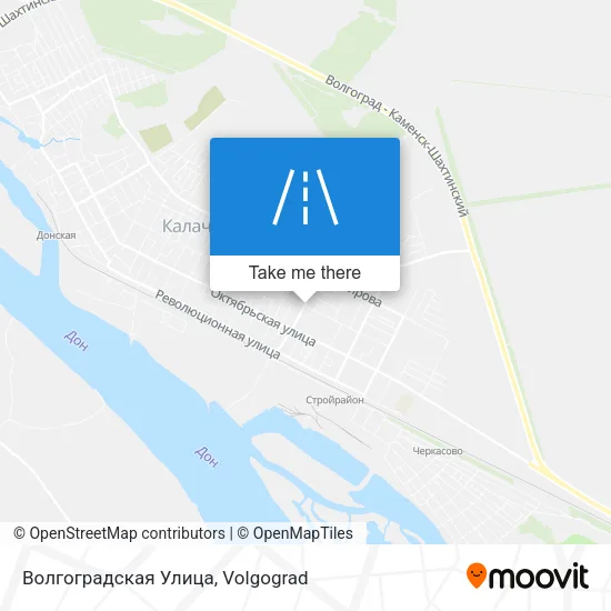 Волгоградская Улица map