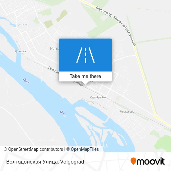 Волгодонская Улица map