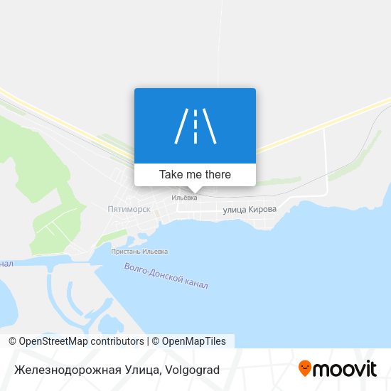 Железнодорожная Улица map