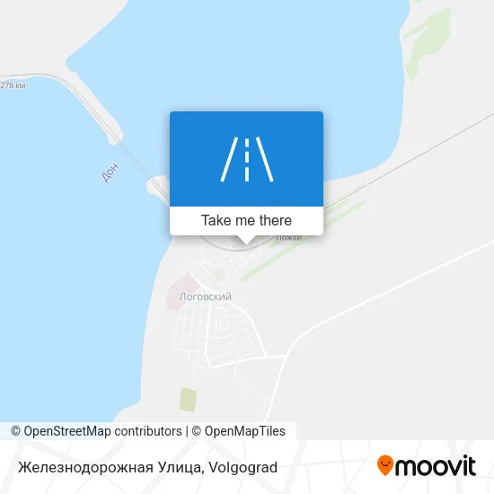 Железнодорожная Улица map