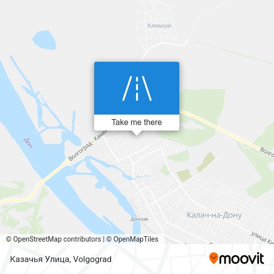 Казачья Улица map