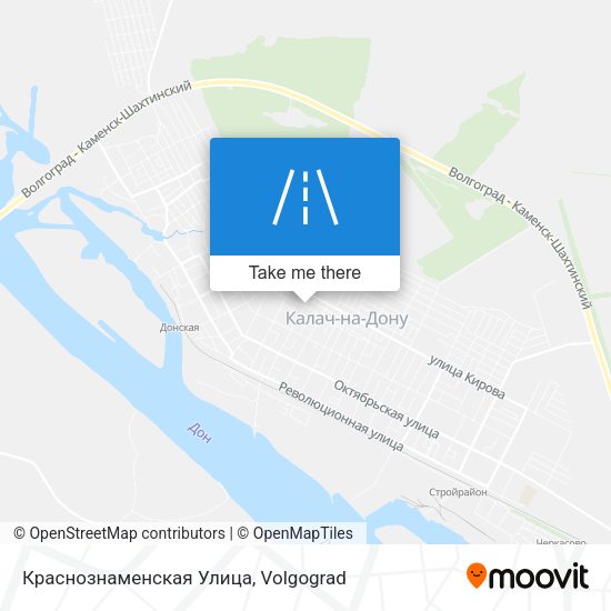 Краснознаменская Улица map
