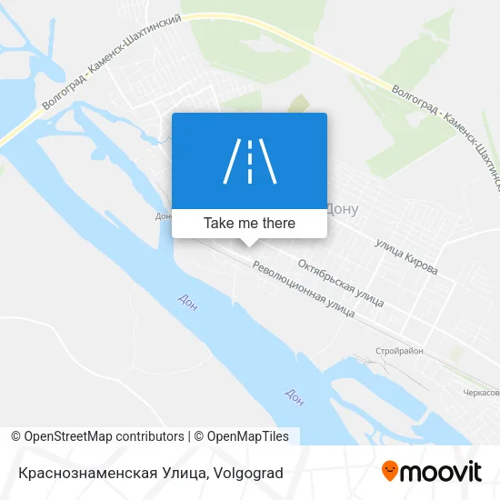 Краснознаменская Улица map