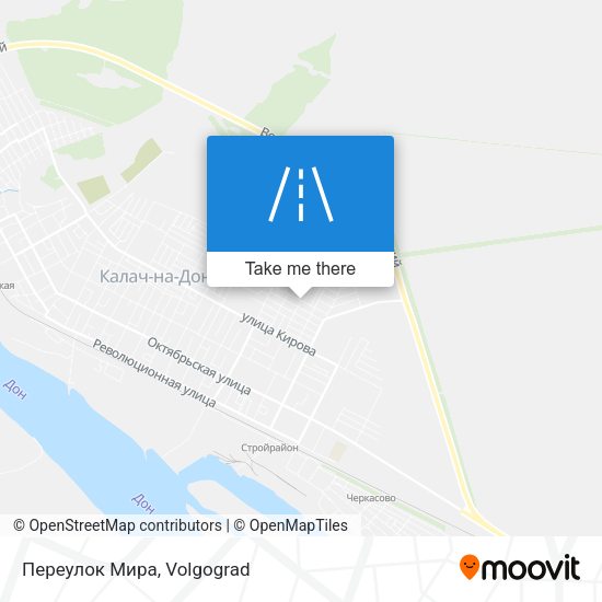 Переулок Мира map