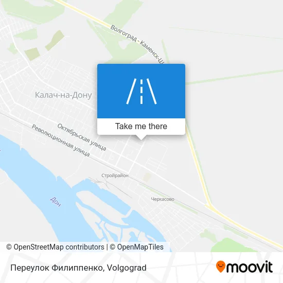 Переулок Филиппенко map