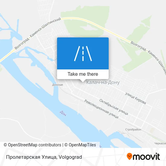 Пролетарская Улица map