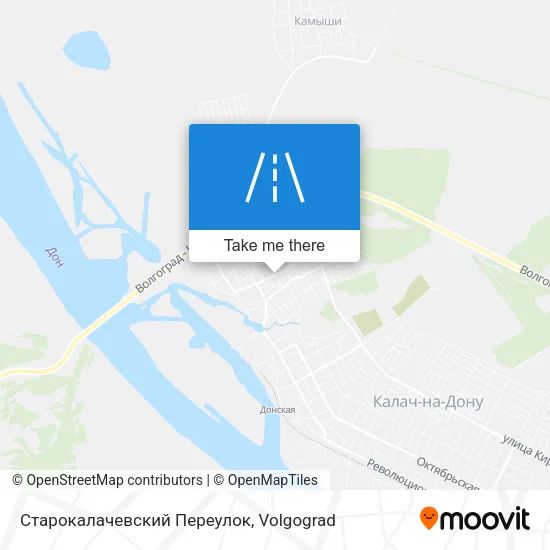Старокалачевский Переулок map